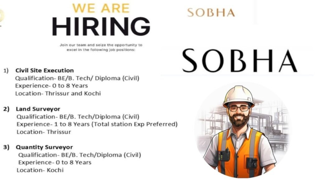 Sobha Ltd Walk-In Interview at Kerala
