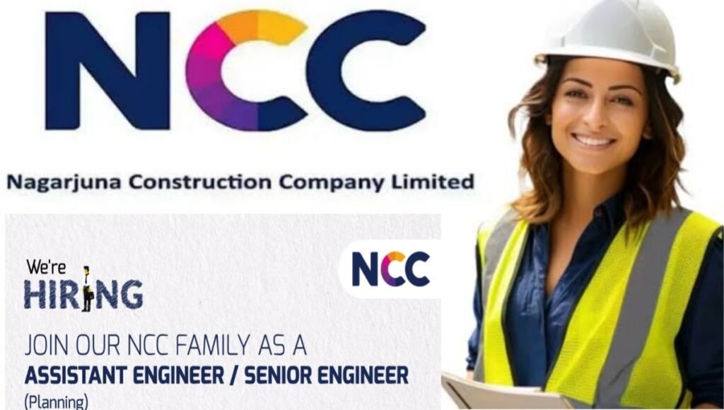 NCC Ltd Latest Jobs 2025