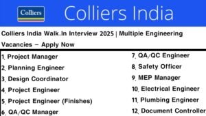 Colliers India Walk-In Interview