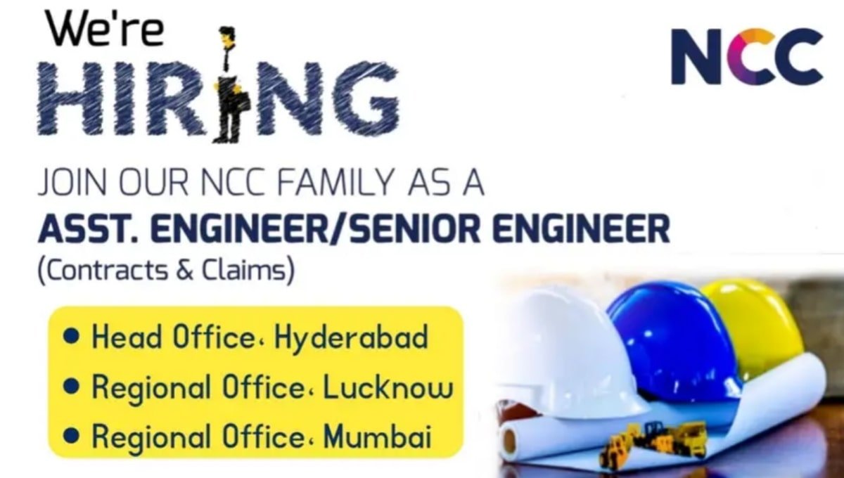 NCC Limited Recruitment 2025