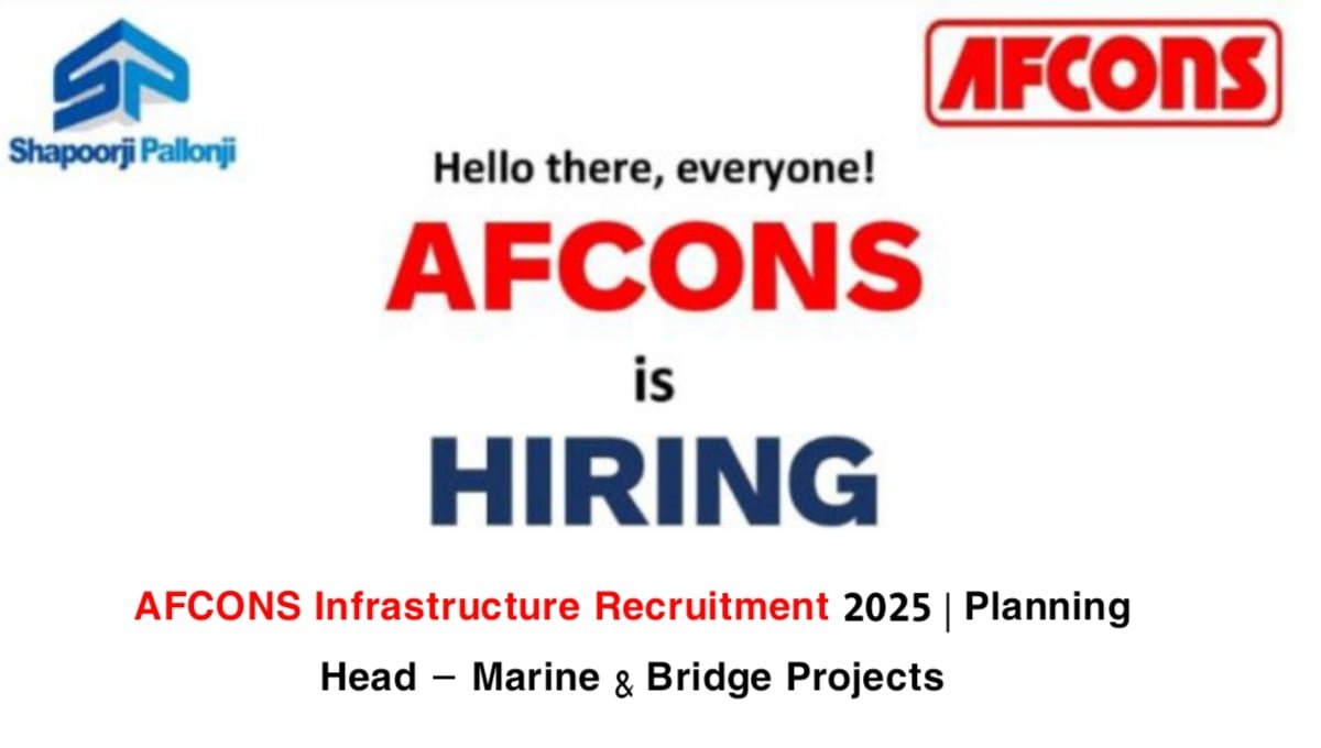 AFCONS Infrastructure Recruitment 2025