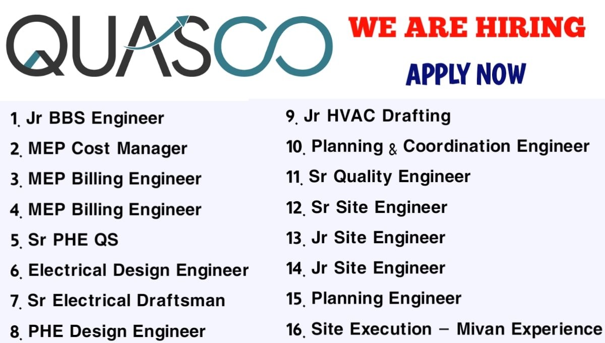 Quasco Hiring 2025