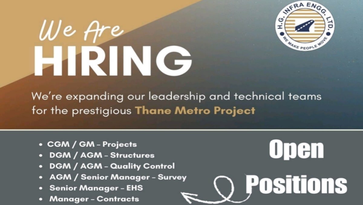 H.G. Infra Engineering Ltd Hiring