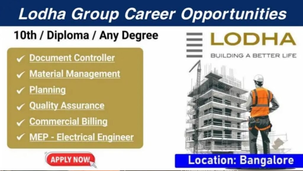 Exciting Career Opportunities with Lodha Group