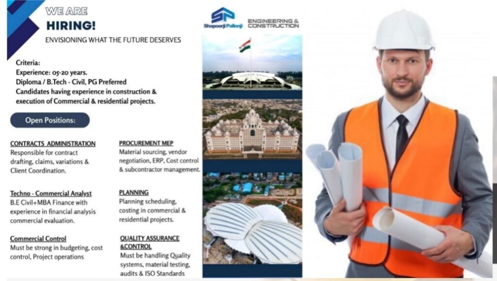 Shapoorji Pallonji Engineering & Construction Careers