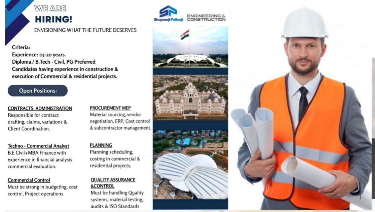 Shapoorji Pallonji Engineering & Construction Careers