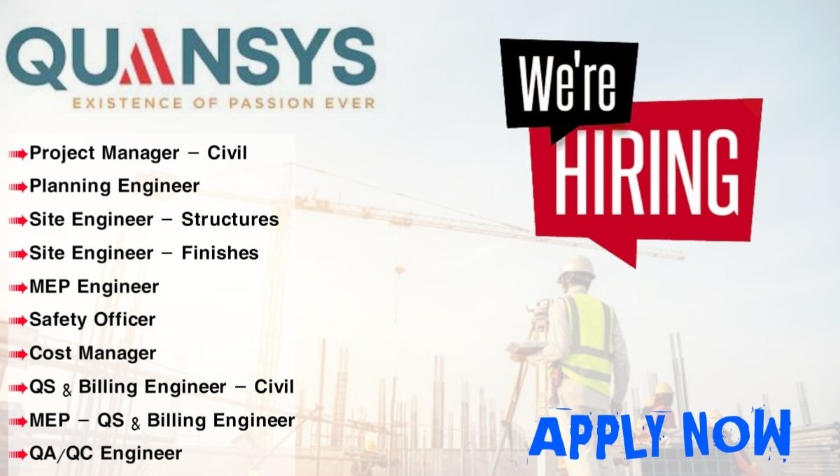 Quansys Recruitment 2025