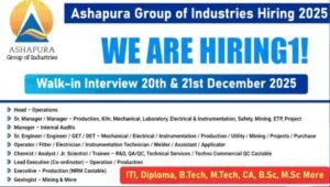 Ashapura Group Recruitment 2025