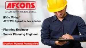 AFCONS Infrastructure Ltd Careers 2026