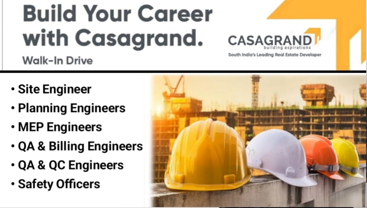 Casagrand Premier Builder Ltd Recruitment Drive