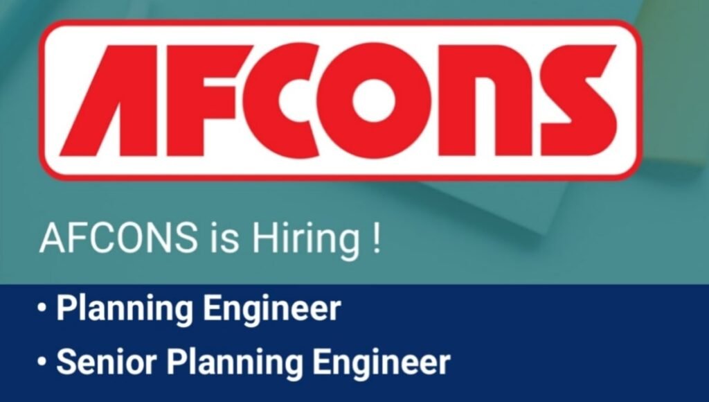 Afcons Infrastructure Ltd Hiring 2026