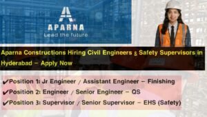 Aparna Constructions Hiring