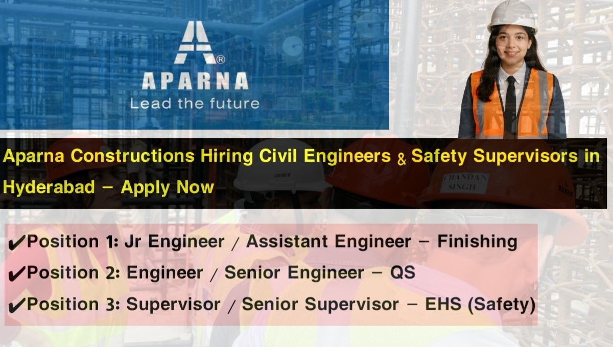 Aparna Constructions Hiring