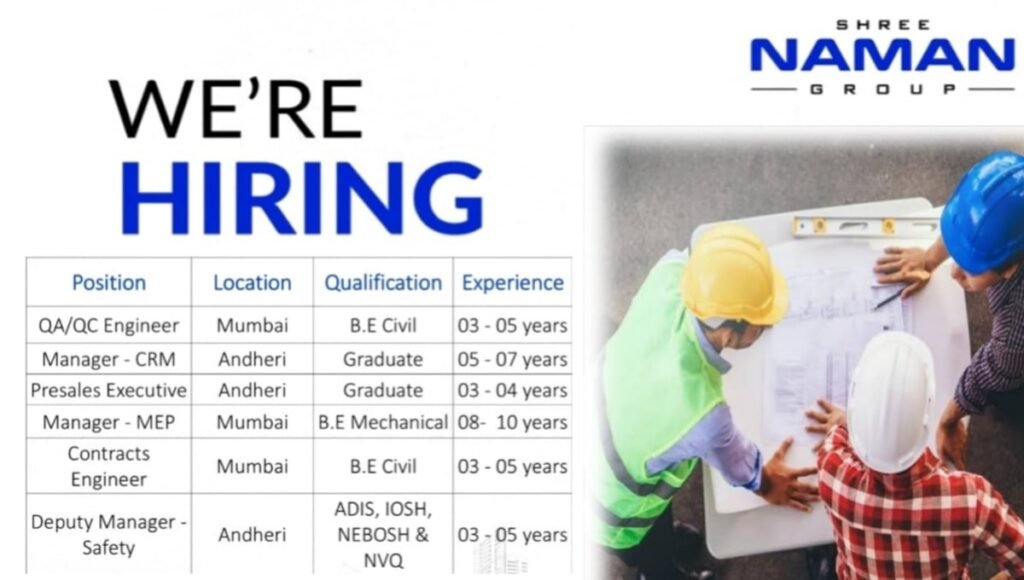 Shree Naman Group Careers