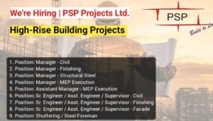PSP Projects Job Openings 2026