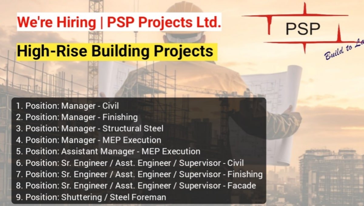 PSP Projects Job Openings 2026