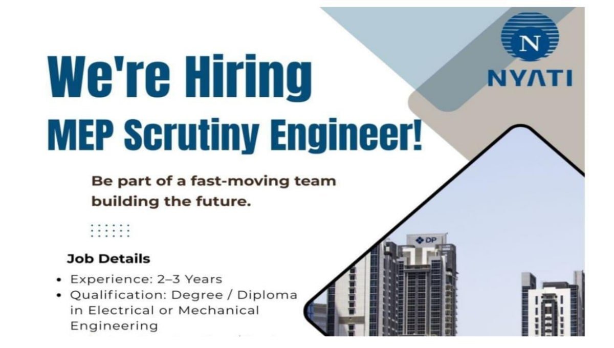 Nyati Group Hiring MEP Scrutiny Engineer