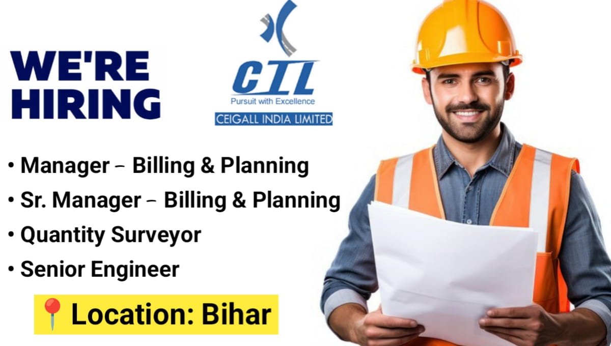Ceigall India Limited Recruitment 2026