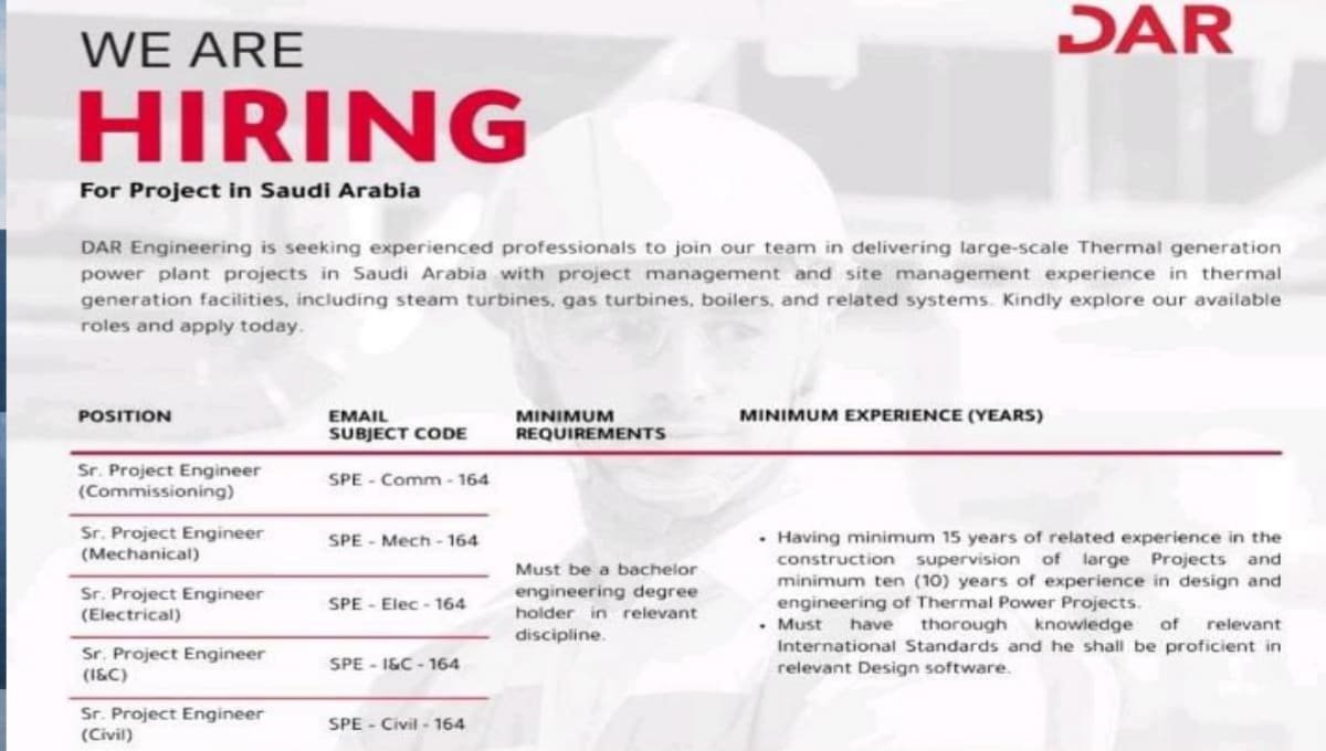 DAR Engineering Careers