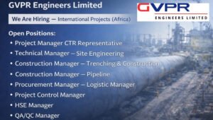 GVPR Engineers Careers Multiple Positions