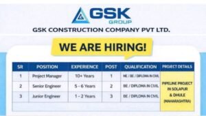 GSK Construction Company Hiring
