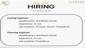 Sobha Limited Recruitment 2026