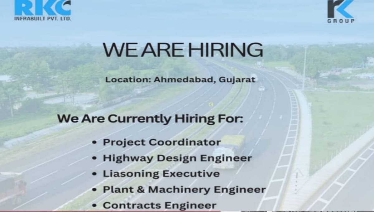 RKC Infrabuilt Recruitment 2026