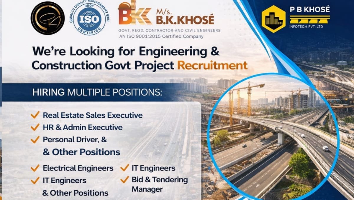 B.K. Khose Recruitment 2026
