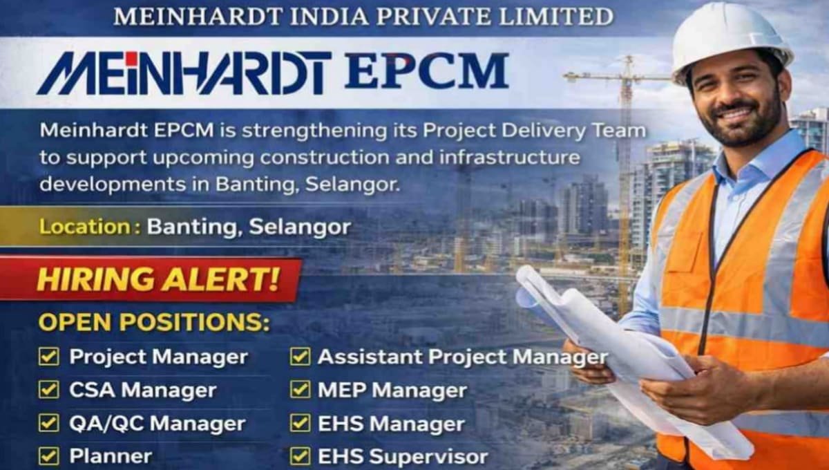 Meinhardt EPCM Job Vacancy 2026
