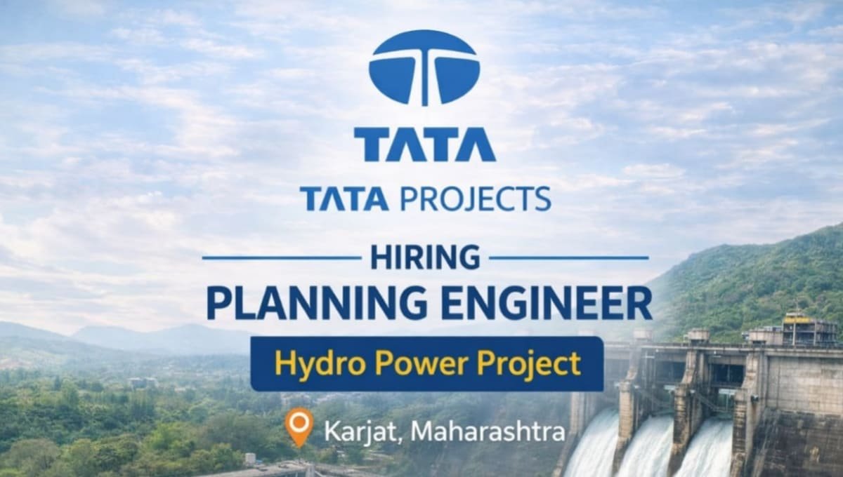 Tata Projects Hiring Planning Engineer