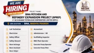 Neeom Infracon Pvt Ltd Recruitment 2026