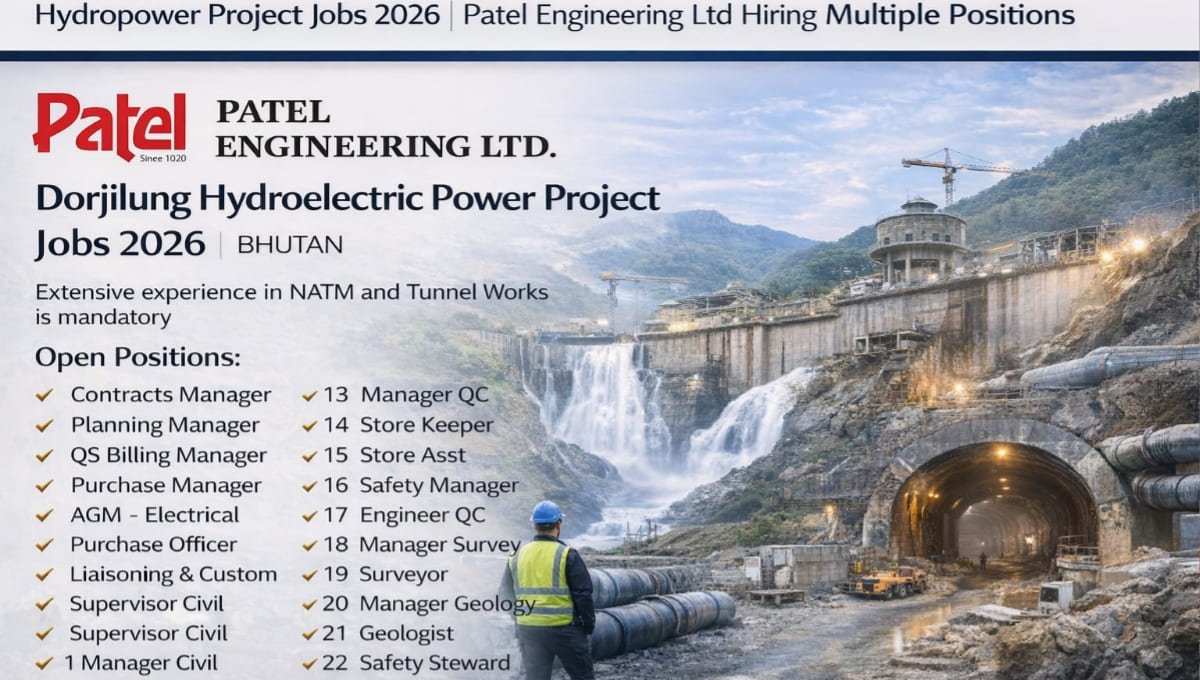 Patel Engineering Recruitment 2026