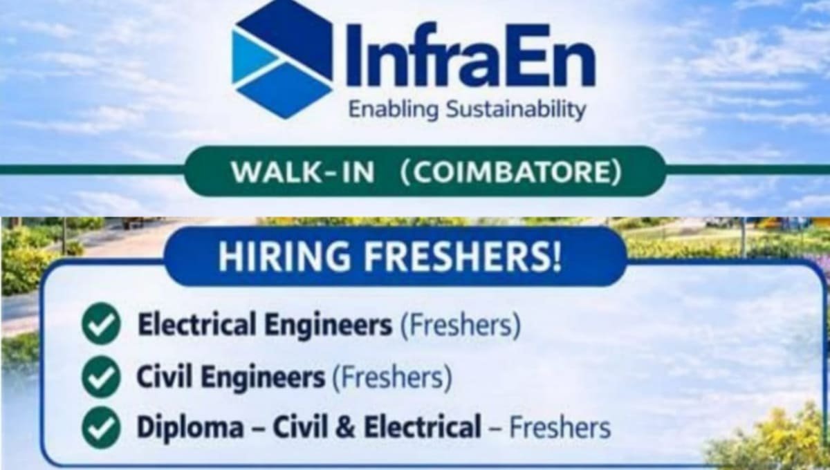 InfraEn (India) Pvt Ltd Walk-In Interview 2026