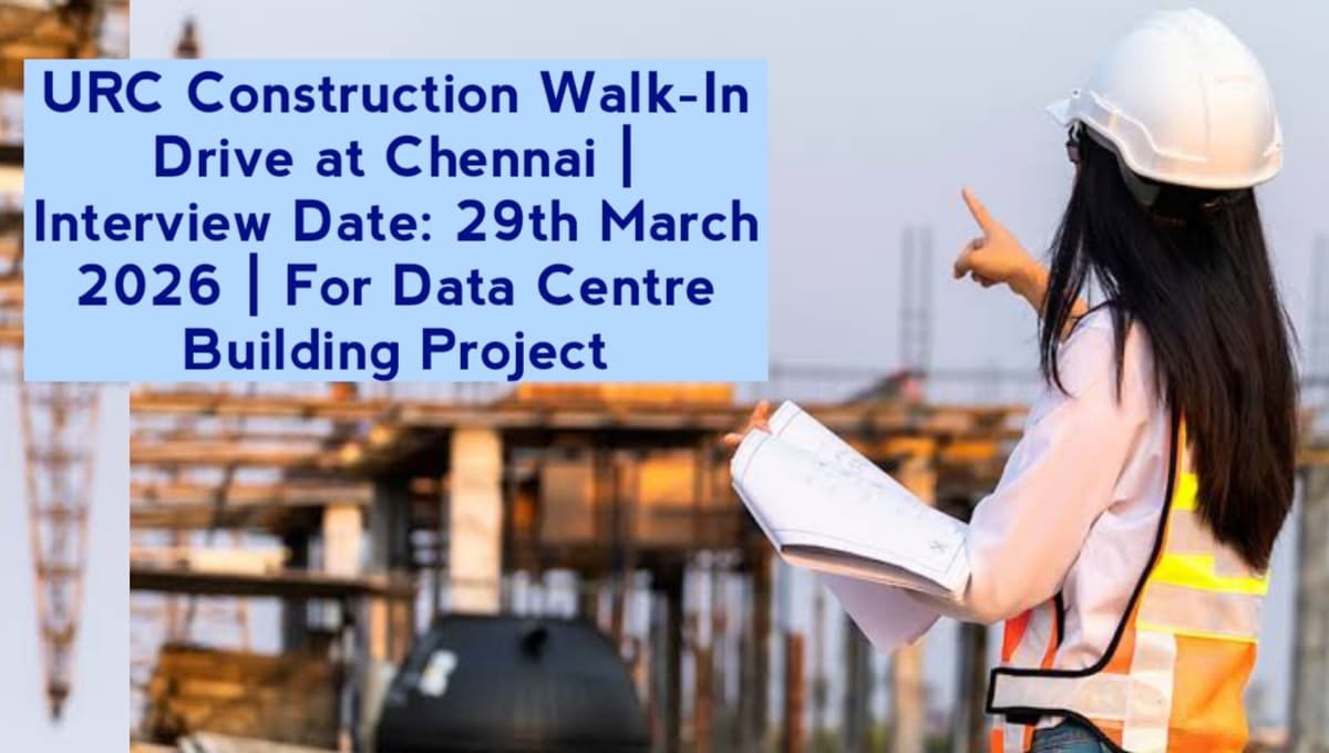 URC Construction Walk-In Drive at Chennai