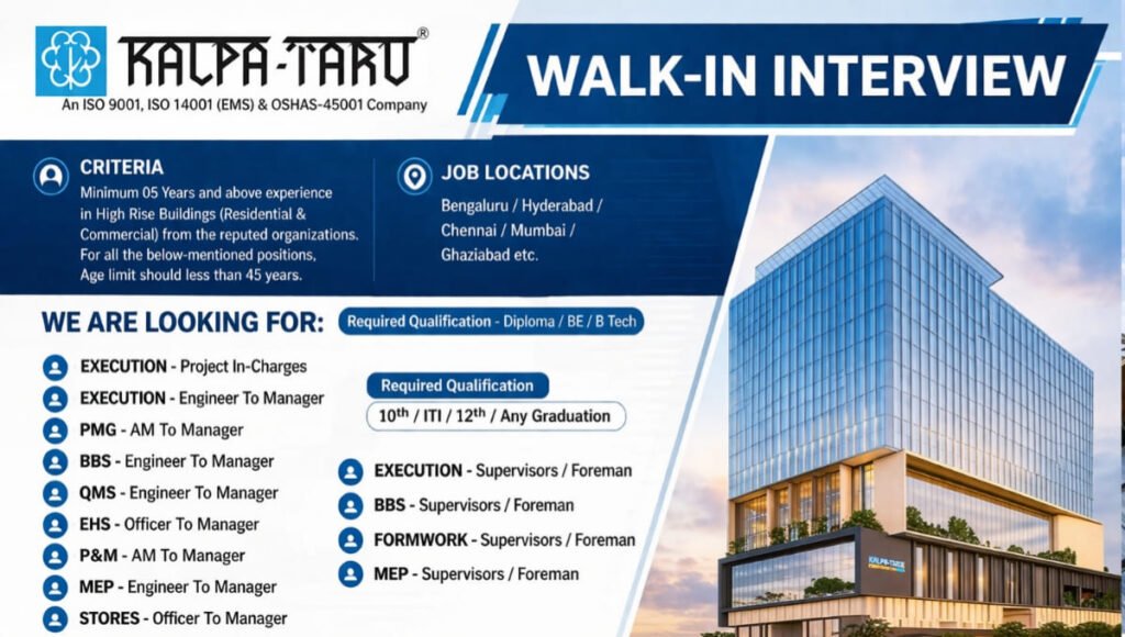 Kalpataru Projects Walk-In Drive 2026