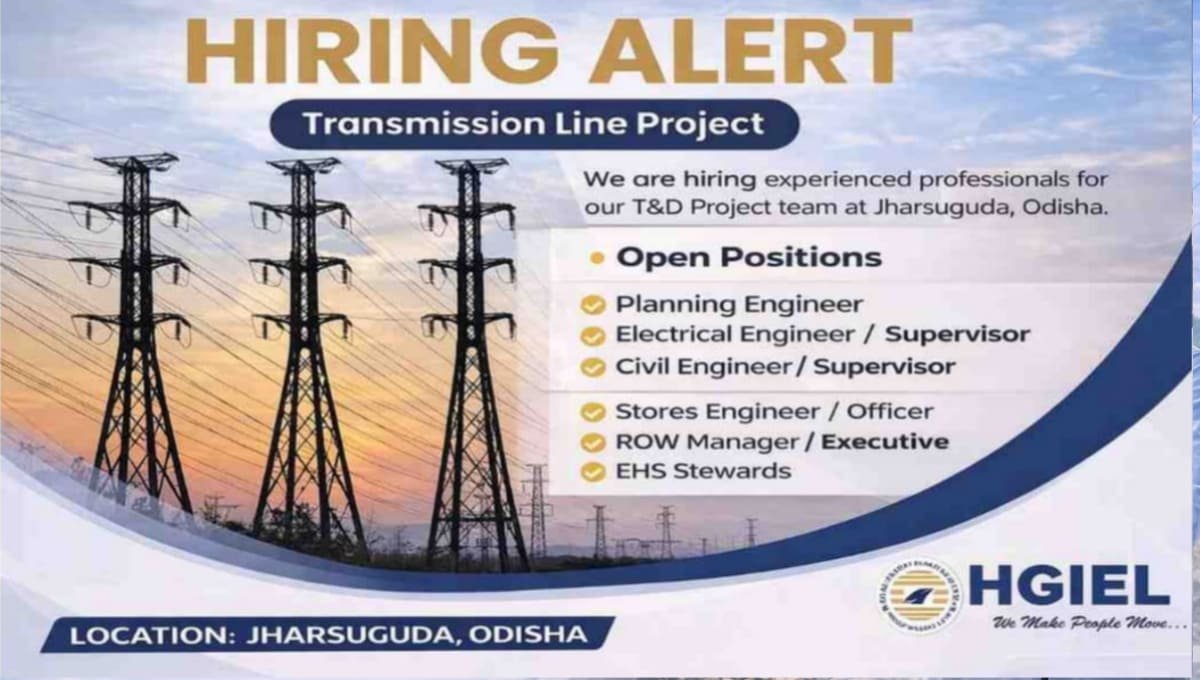 H.G. Infra Engineering Ltd Hiring