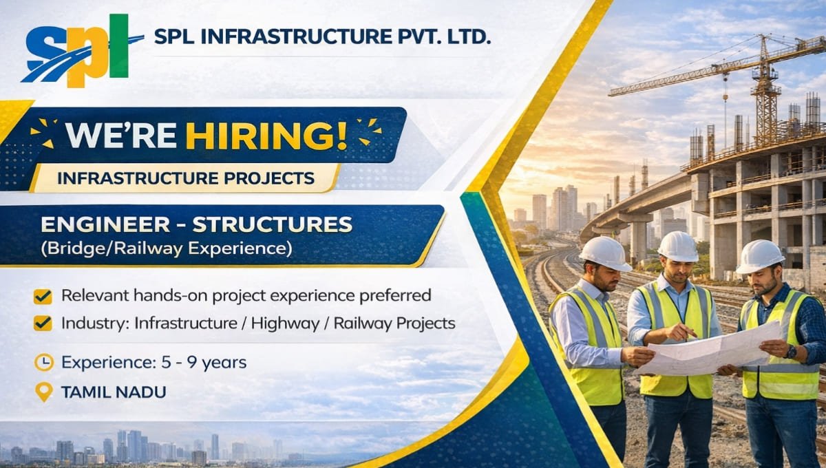 SPL Infrastructure Recruitment 2026