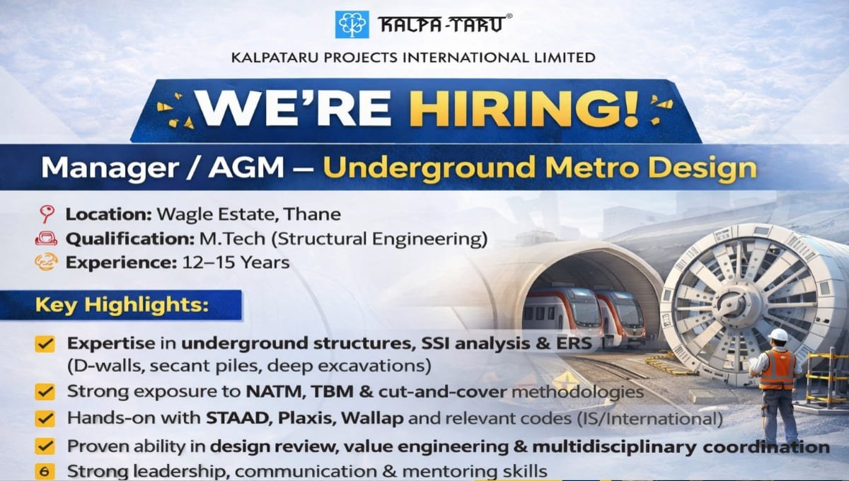 Kalpataru Projects Job Opening 2026