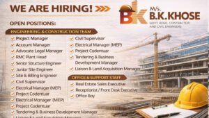 B K Khose Job Vacancy 2026