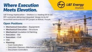 L&T Energy Hydrocarbon Recruitment 2026