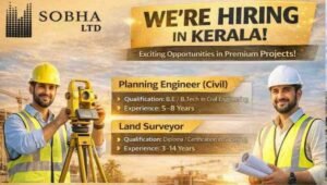 Sobha Ltd Vacancy 2026