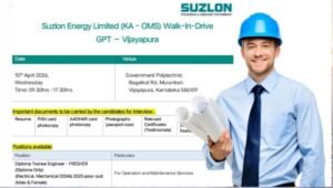 Suzlon Energy Recruitment 2026