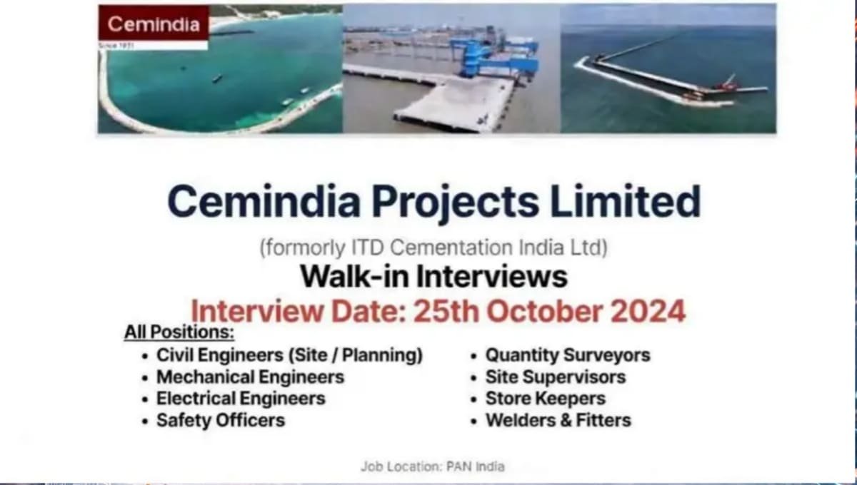 Cemindia Recruitment 2026