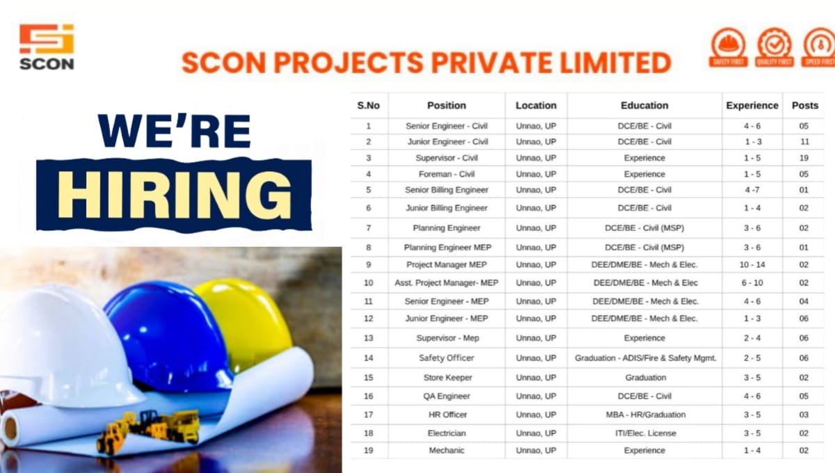 Scon Projects Pvt Ltd Careers