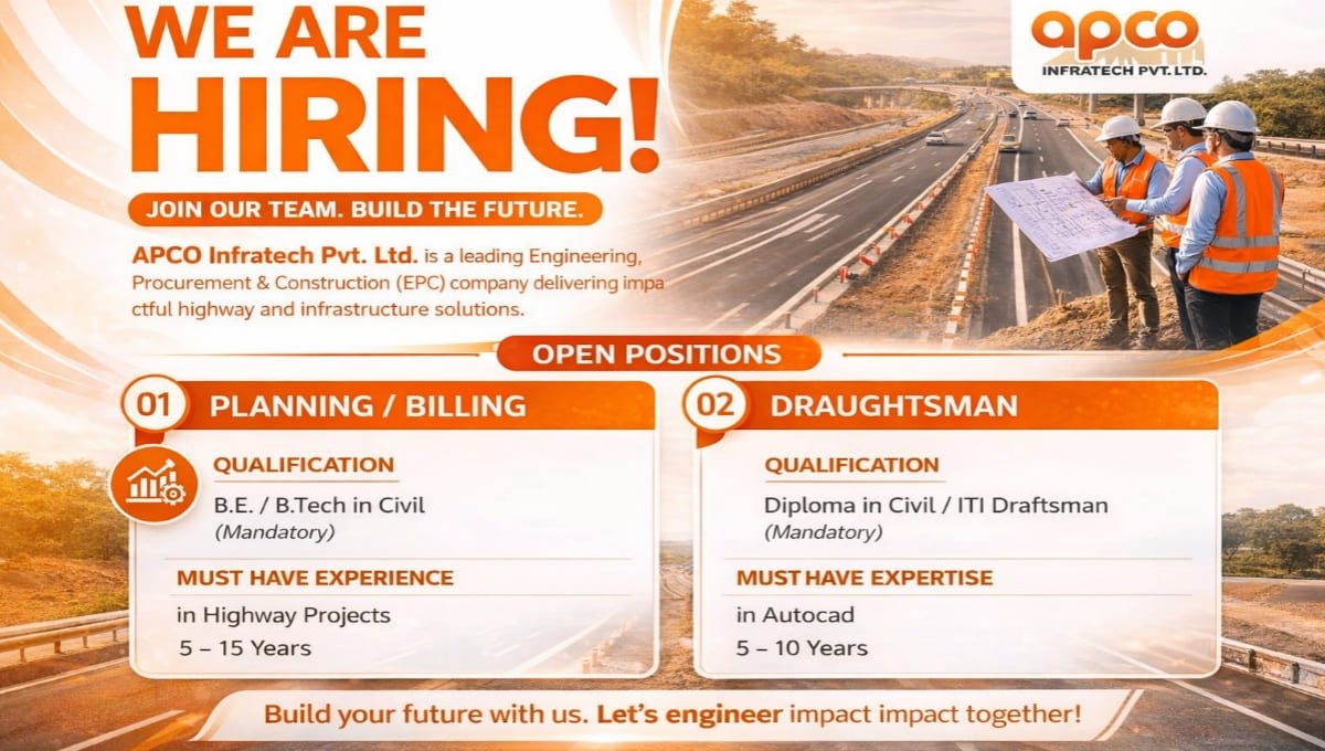 APCO Infratech Hiring 2026