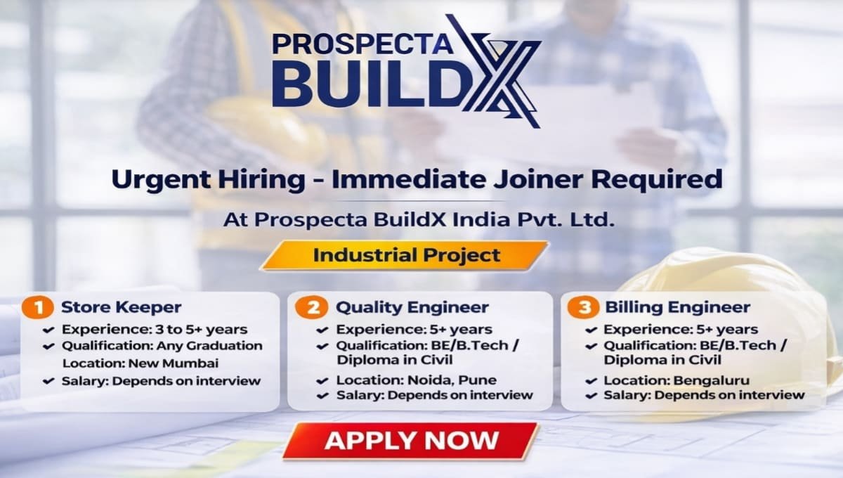 Prospecta BuildX India Jobs