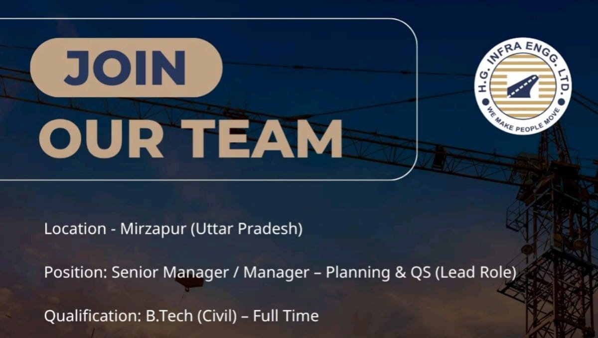 HG Infra Engineering Ltd Hiring for New Railway Project