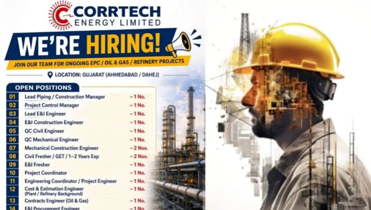Corrtech Energy Limited Hiring