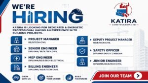 Katira Construction Ltd Hiring 2026