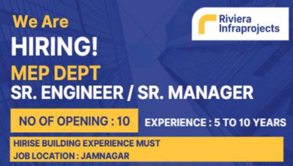 Riviera Infraprojects Hiring